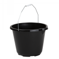 Wham 12 litre black bucket
